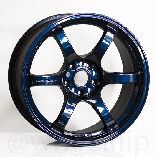 Gram Lights 57DR 18x9.5 +38 5x114.3 Eternal Blue Pearl (SET)