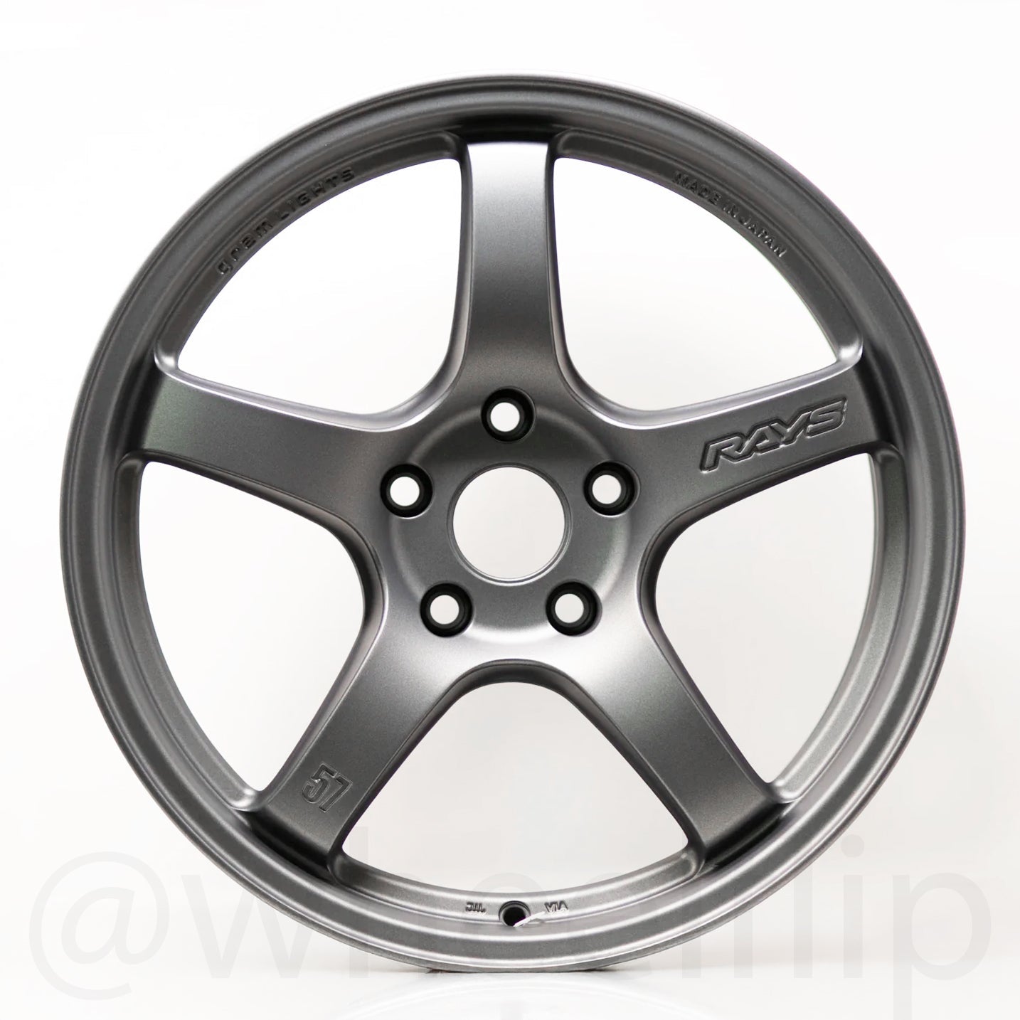 Gram Lights 57CR 17x9 +22 5x114.3 Gunblue 2