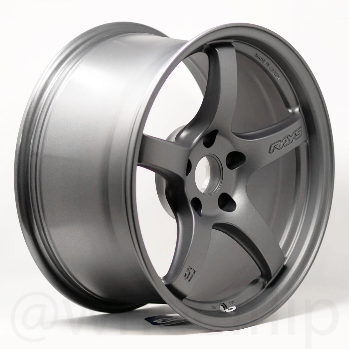 Gram Lights 57CR 17x9 +22 5x114.3 Gunblue 2