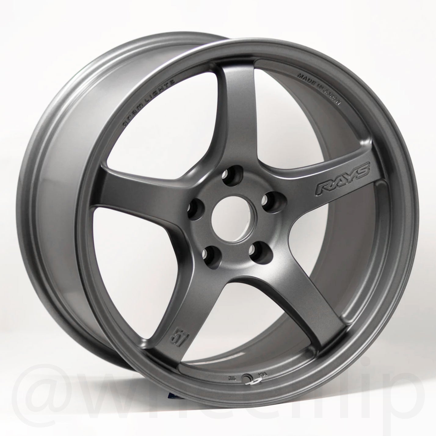 Gram Lights 57CR 17x9 +22 5x114.3 Gunblue 2