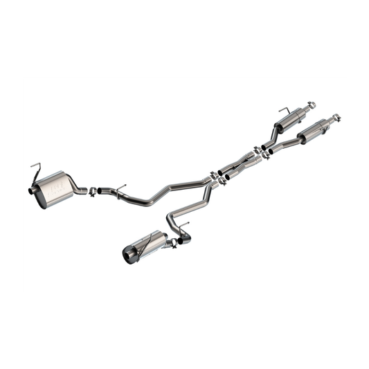 Borla S-Type True Dual Cat-Back Exhaust System: Jeep Grand Cherokee (11-26) w/ Factory Valance Tips