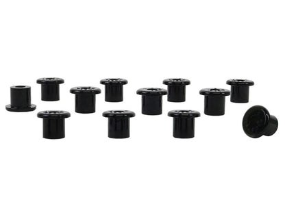 Whiteline Front &  Rear Shackle Bushing Kit - Jeep CJ7 1976-1986