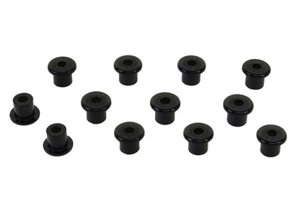 Whiteline Front &  Rear Shackle Bushing Kit - Jeep CJ7 1976-1986