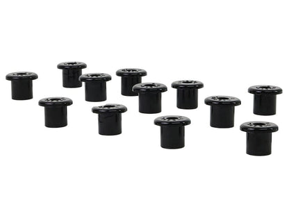 Whiteline Front &  Rear Shackle Bushing Kit - Jeep CJ7 1976-1986