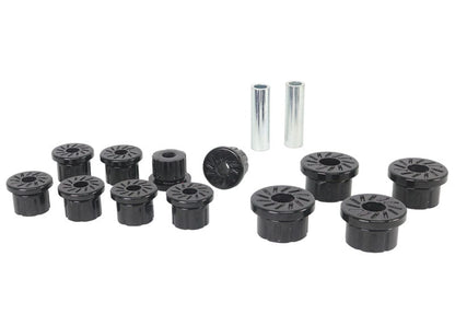Whiteline Front Leaf Spring (Eye & Shackle Bushings) - Suzuki Samurai 1986-1995