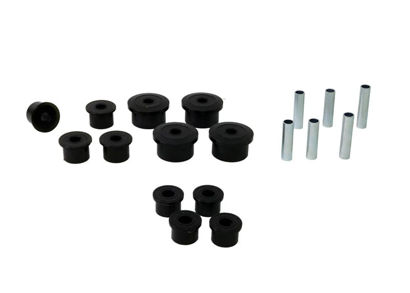Whiteline Front & Rear Shackle Bushings - Jeep Cherokee 1986-1999