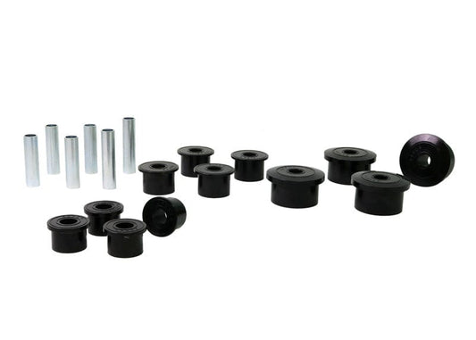 Whiteline Front & Rear Shackle Bushings - Jeep Cherokee 1986-1999