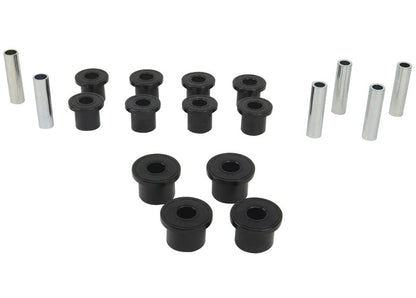 Whiteline Front & Rear Shackle Bushings - Jeep Wrangler 1987-1995