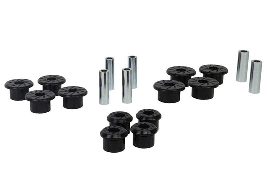 Whiteline Front & Rear Shackle Bushings - Chevrolet Silverado 1500 1999-2018
