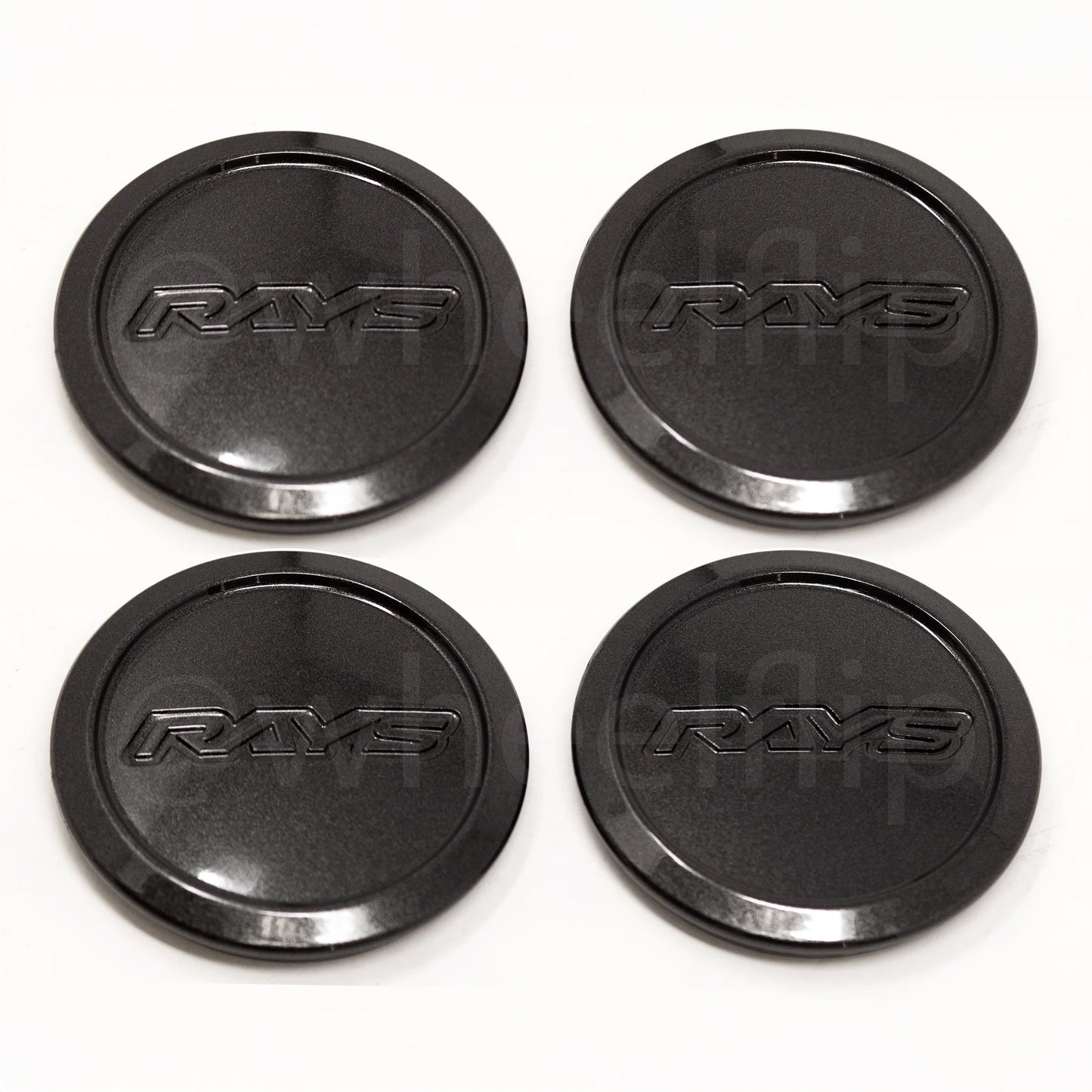 Rays Volk Racing Low Type Center Cap - Diamond Dark Gunmetal (SET)