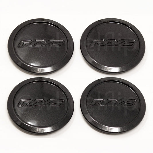 Rays Volk Racing Low Type Center Cap - Diamond Dark Gunmetal (SET)