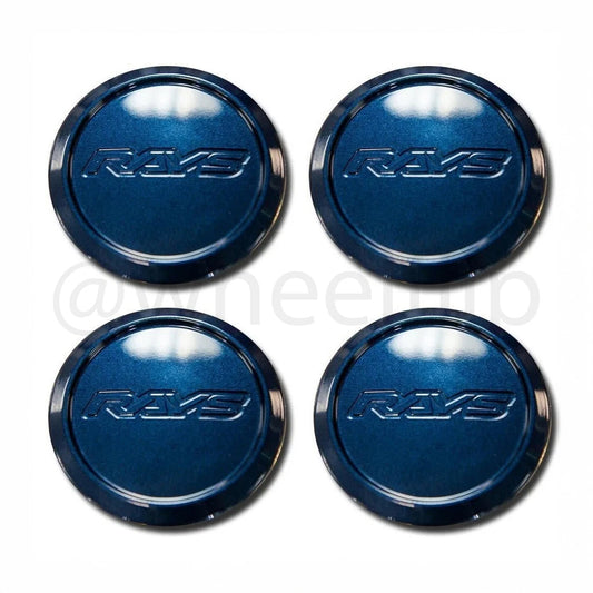 Rays Volk Racing Low Type Center Cap - Mag Blue (SET)