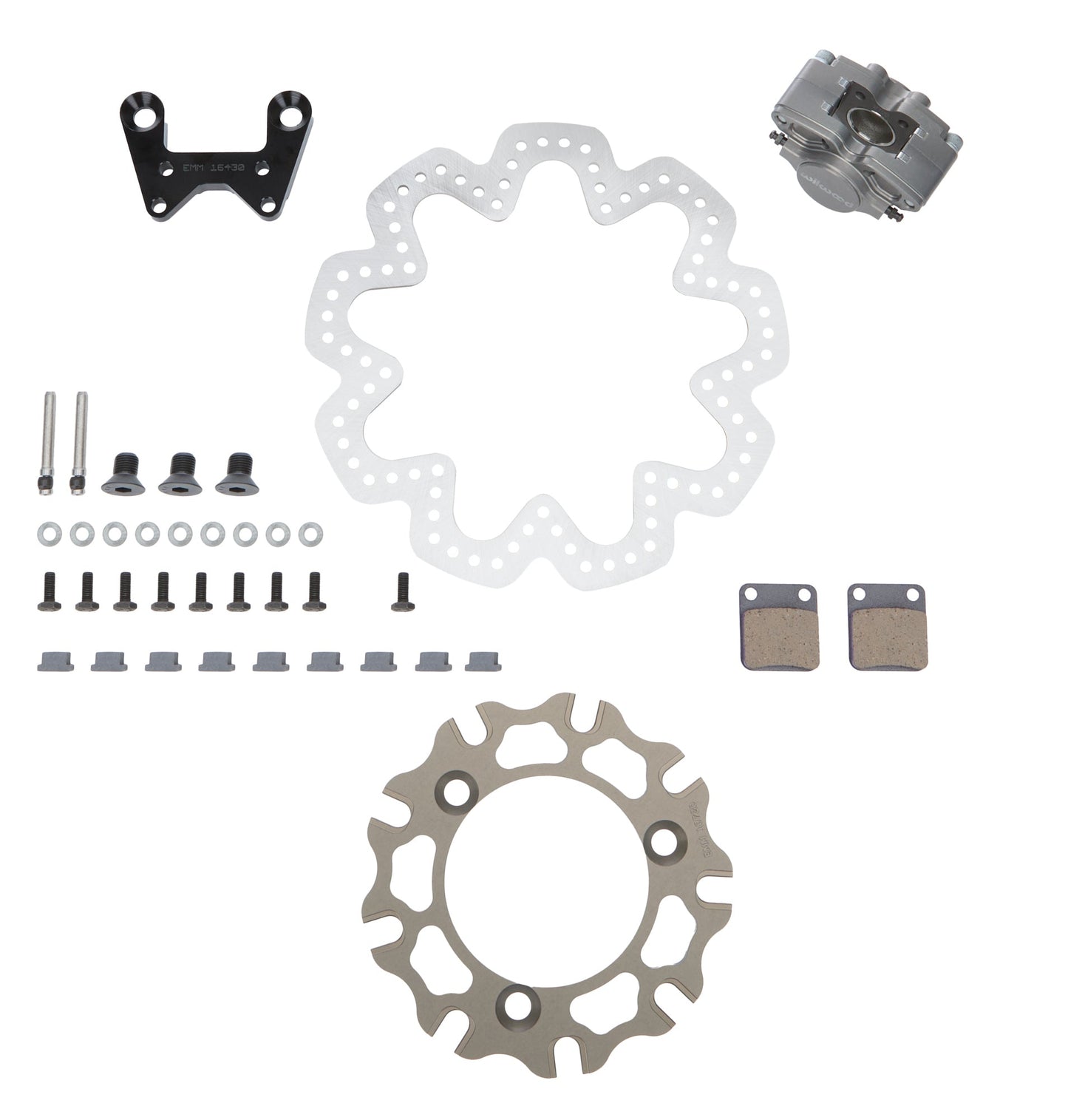Wilwood GP200 Front Brake Kit - Gray - Sprint Car