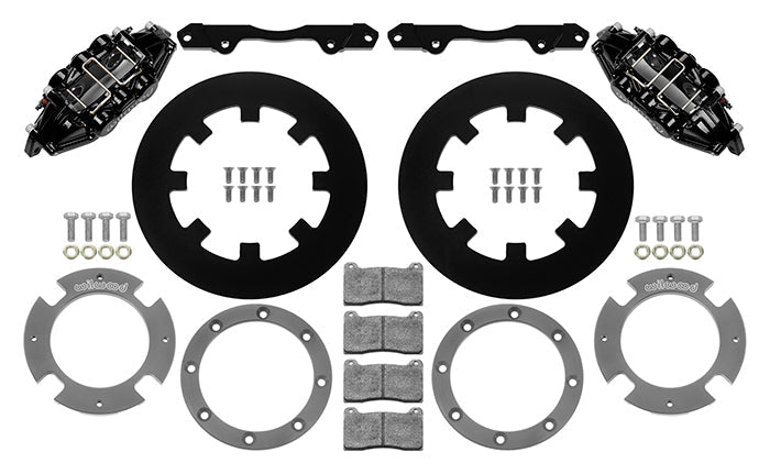 Wilwood UTV4 Rear Brake Kit - Black - Can-Am Maverick 2017-23