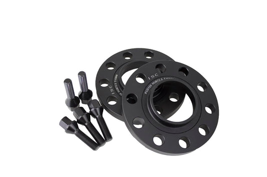 ISC Suspension 15mm Wheel Spacer - 5x120 (72.5 Hub Bore) Bolt Pattern, Black (Pair)