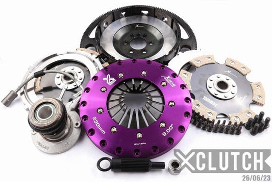 XClutch 9in Twin Solid Ceramic Clutch Kit (Clutch Slave Cylinder Included) - 15-20 Ford Mustang Shelby GT350 5.2L