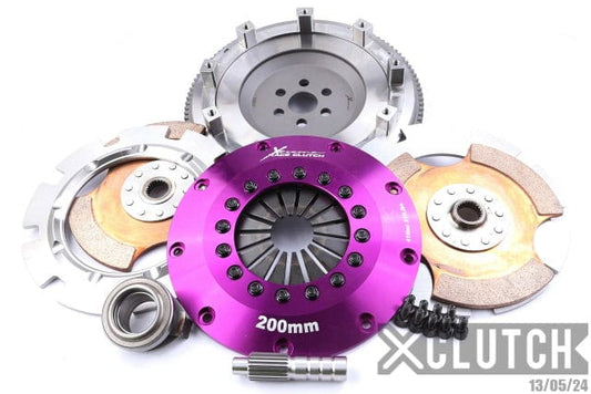 XClutch 8in Twin Solid Ceramic Clutch Kit - 89-94 Mazda 323 1.8L