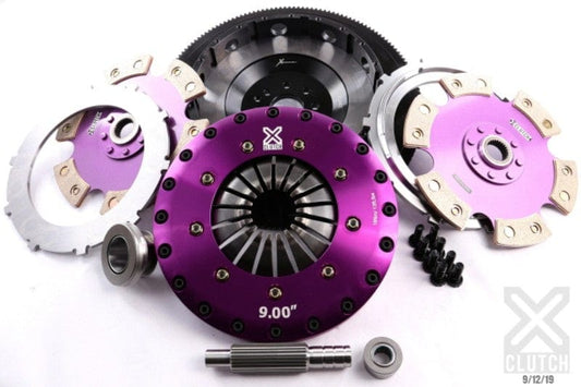 XClutch 9in Twin Solid Ceramic Clutch Kit (Suits 26 Spline Only) - 96-04 Ford Mustang GT 4.6L