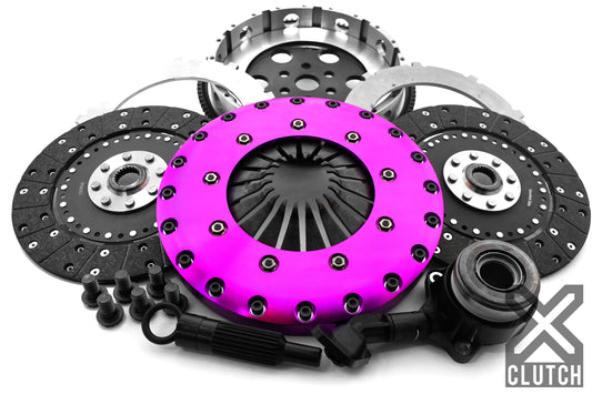 XClutch 9in Twin Solid Organic Clutch Kit - 68-70 Ford Mustang Base 7.0L