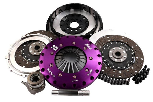 XClutch 9in Twin Solid Organic Clutch Kit - 05-07 Volvo S40 T5 2.5L