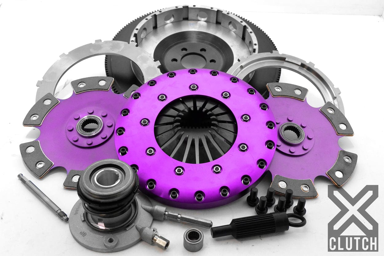 XClutch 9in Twin Solid Ceramic Clutch Kit (Clutch Slave Cylinder Included) - 98-02 Chevrolet Camaro Z28 5.7L