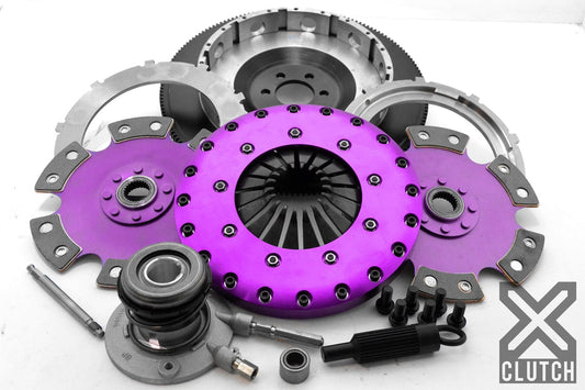 XClutch 9in Twin Solid Ceramic Clutch Kit (Clutch Slave Cylinder Included) - 98-02 Chevrolet Camaro Z28 5.7L