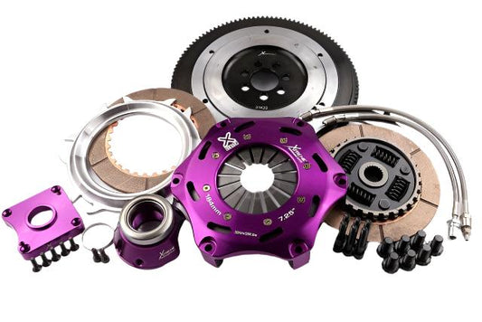 XClutch 7.25in Twin Sprung Ceramic Clutch Kit - 07-17 Mitsubishi Lancer EVO X 2.0L