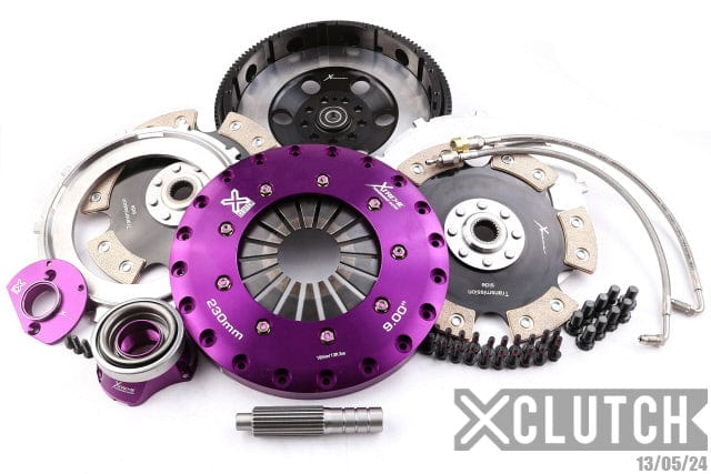 XClutch 9in Twin Solid Ceramic Clutch Kit - Porsche / 964 / 993 / 911