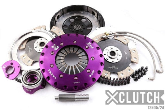 XClutch 9in Twin Solid Ceramic Clutch Kit - Porsche / 964 / 993 / 911