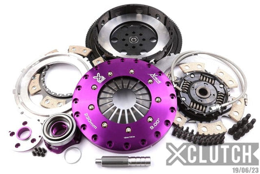 XClutch 9in Twin Sprung Ceramic Clutch Kit (Clutch Slave Cylinder Included) - 15-21 Subaru WRX STi Base 2.5L