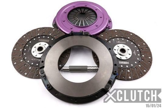 XClutch Ford 10.5in Twin Solid Organic Multi-Disc Service Pack