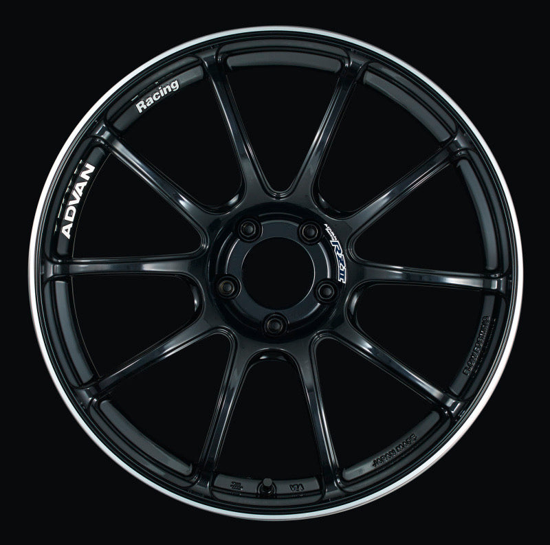 Advan RZII 17x9.0 +63 5x114.3 Racing Gloss Black Wheel