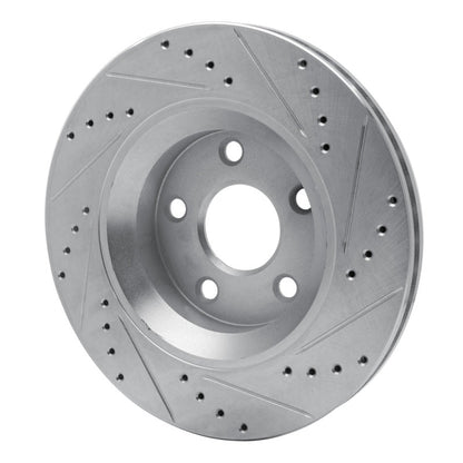 DFC D&S Silver Brake Rotor (FRONT LEFT): Jeep Wrangler (12-18)