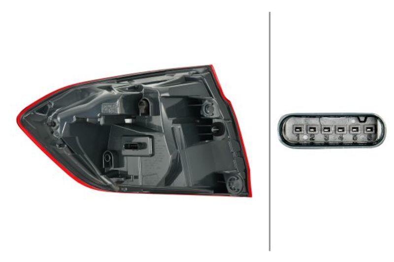 Hella Right Tail Light | BMW 320i M3 (14-19) (012147341)