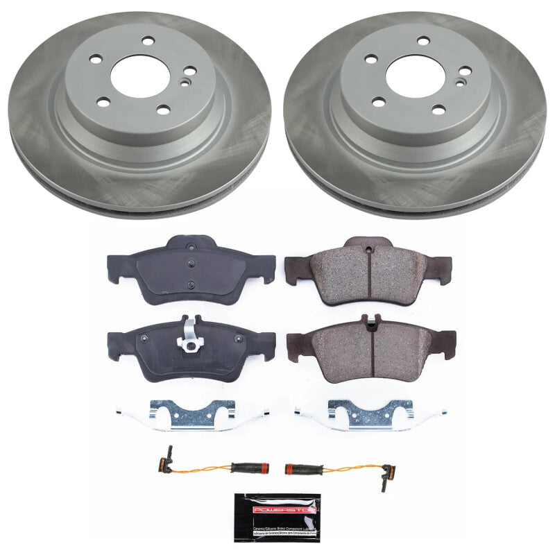 PowerStop 03-06 Mercedes-Benz E500 Rear Semi-Coated Rotor Kit (SC5322)