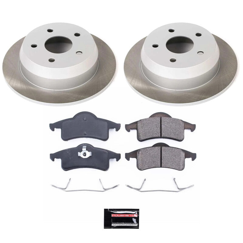 PowerStop 99-04 Jeep Grand Cherokee Rear Semi-Coated Rotor Kit (SC2151)