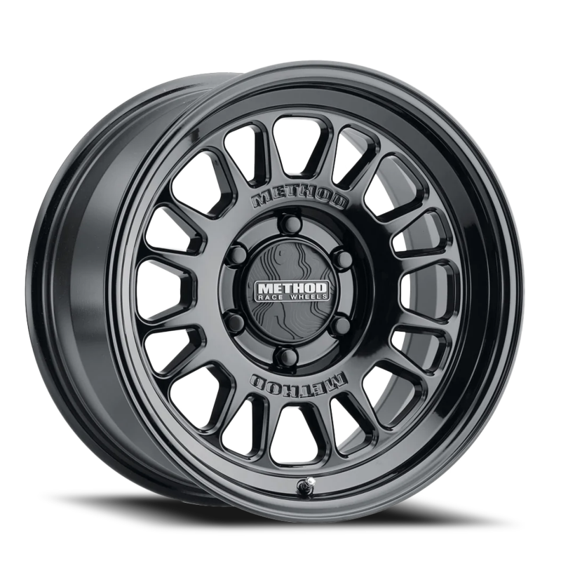 (set of 4) Method MR318 Gloss Black | 18x9" +0mm | 6x5.5in Wheel