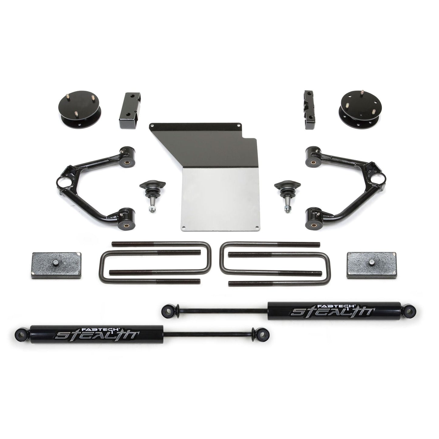 Fabtech 3.5in Budget Upper Control Arm System w/ Rear Stealth Shocks | GM C/K1500 (07-18) (K1059M)