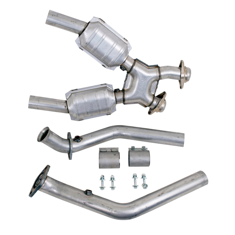 BBK 2-1/2in X Pipe w/ Catalytic Converters | Ford Mustang 94-04 (1670)