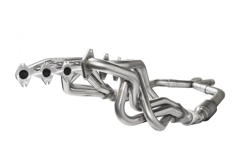 Kooks 05-14 Mustang GT 1 5/8in x 2 1/2in SS Long Tube Headers & OEM Catted SS X Pipe (1131H020)