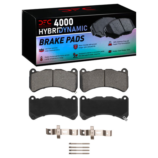 DFC HybriDynamic Brake Pads & Hardware Kit | Lexus IS250/WRX (07-14/14-21) (4000-1365-01)