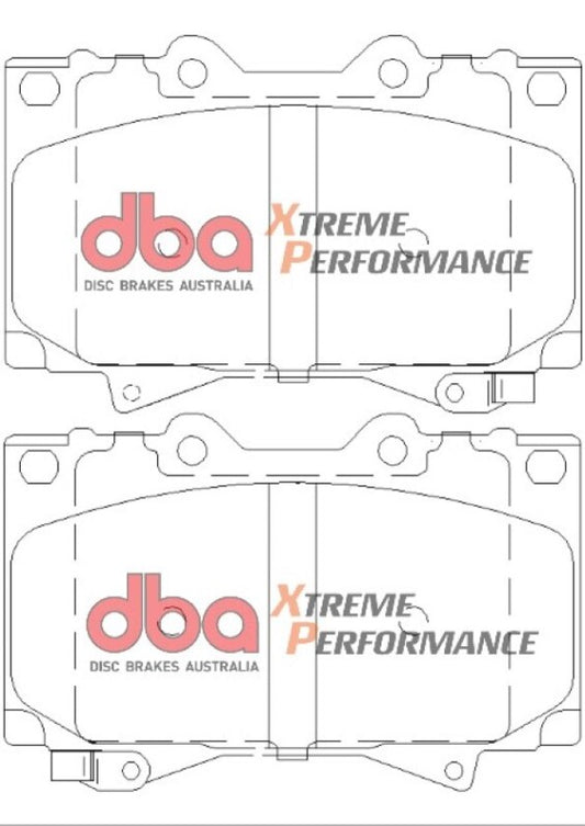 DBA Front Xtreme Performance Brake Pads | Toyota Land Cruiser XP650 (00-07) (DB1365XP)