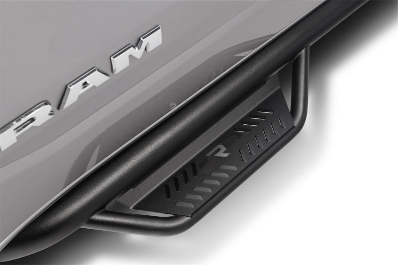 N-Fab Podium LG 19-20 Dodge RAM 1500 Crew Cab - Cab Length - Tex. Black - 3in