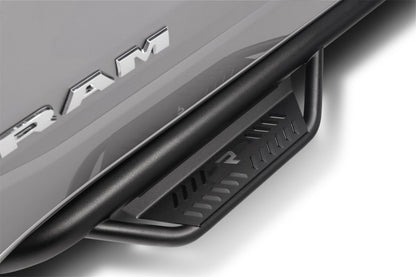 N-Fab Podium LG 19-20 Dodge RAM 1500 Crew Cab - Cab Length - Tex. Black - 3in