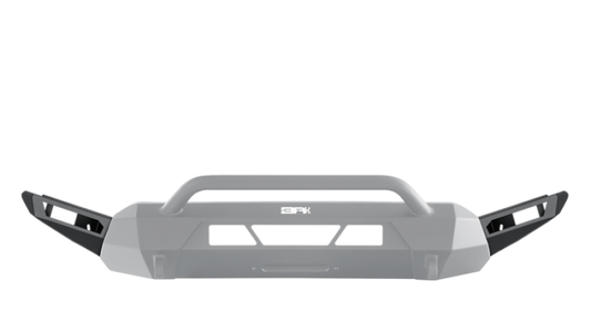 Body Armor 4x4 16-22 Toyota Tacoma HiLine Bumper High Clearance Side Wings (Black)