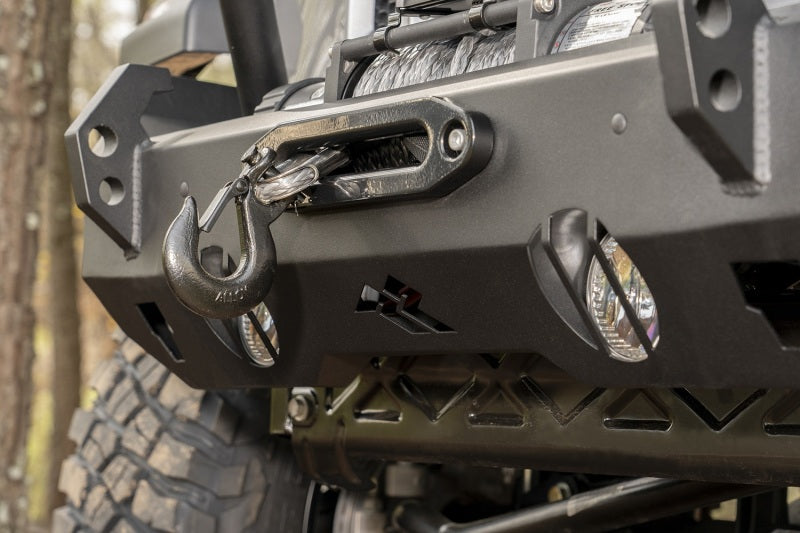 Rugged Ridge 11540.31 HD Full-Width Front Bumper for 2007-2025 Jeep Wrangler JK