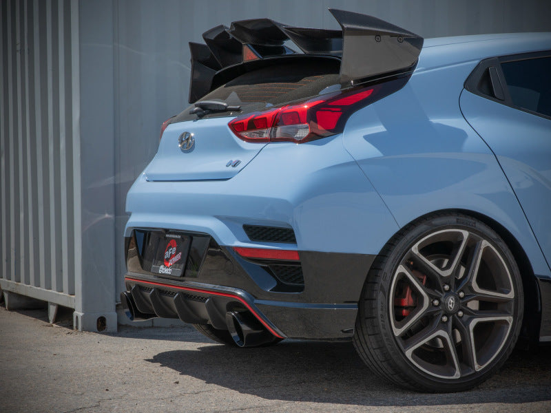 aFe Hyundai Veloster N 21-22 L4-2.0L Takeda Cat-Back Exhaust System | Black Tips (49-37030-B)