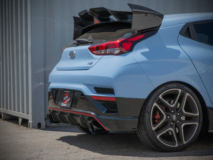 aFe Hyundai Veloster N 21-22 L4-2.0L Takeda Cat-Back Exhaust System | Black Tips (49-37030-B)