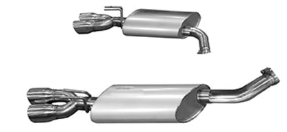 Kooks 3in OEM Axleback Exhaust | Chevy SS LS3 6.2L (14-17) (25106100)