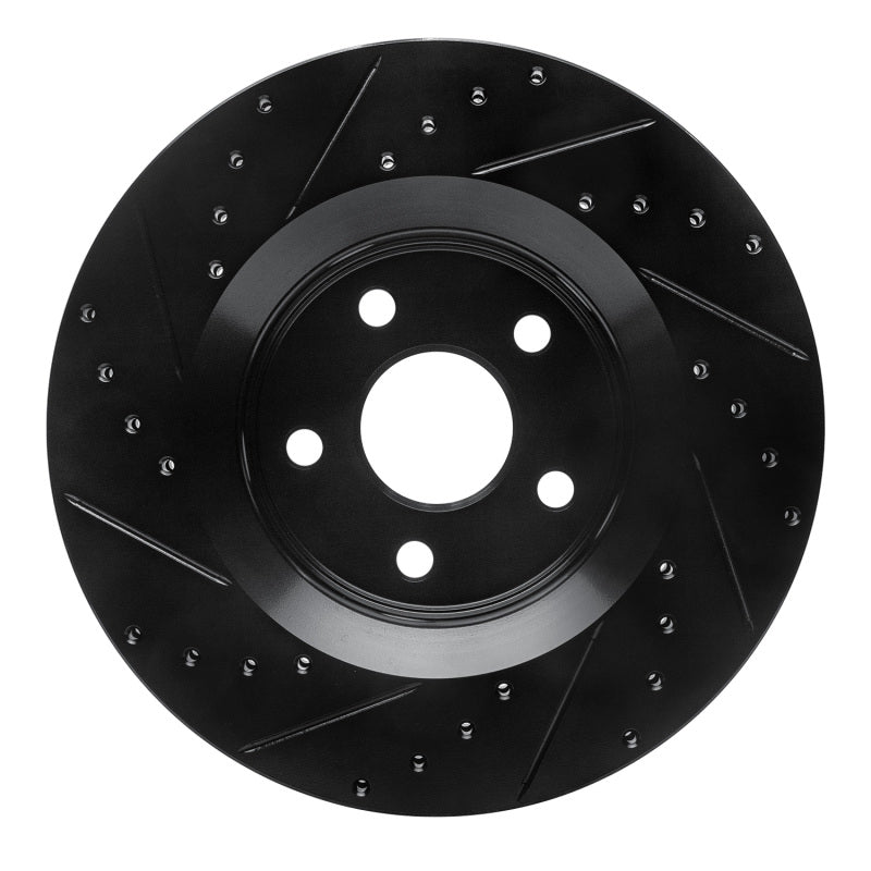 DFC D&S Brake Rotor (FRONT RIGHT): Dodge Durango (11-25) - Black Zinc